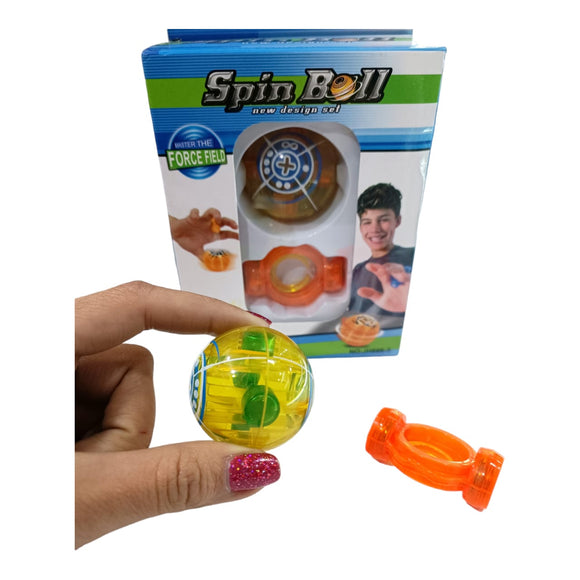 Spin Ball Fidget Trompo Magnetico Anillo Esfera Gira Juguete