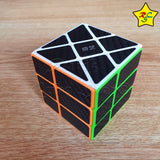 Windmill 3x3 Carbono Cubo Rubik Espiral Qiyi 2021 Textura