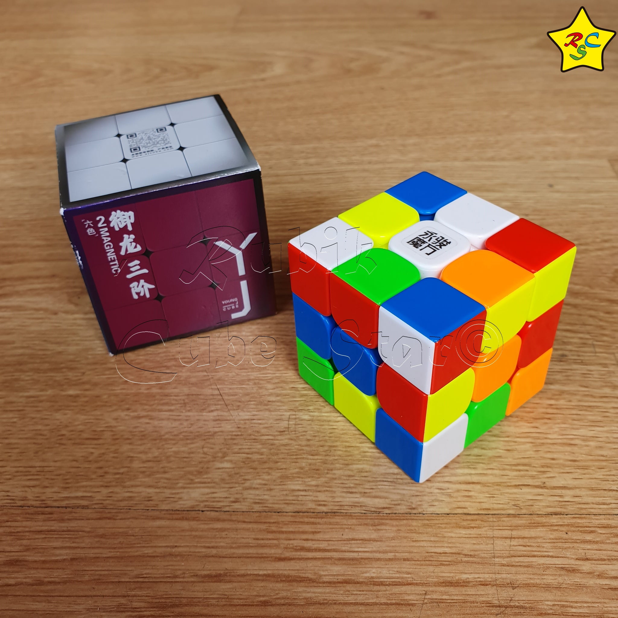 Cubo Rubik 3x3 Yulong v2 Magnetico Yj Moyu SpeedCube Profesional – Rubik  Cube Star