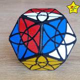 Cubo Rubik Dodecaedro Bauhinia MF8 Cubo Rex - Negro