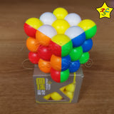 Cubo Rubik Ball Yuanzhu Yj Speedcube 3x3x3 Pepas - Stickerless