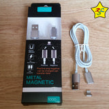 Cable Usb Magnetico Cargador Carga Rapida 1m - Android - Ios-