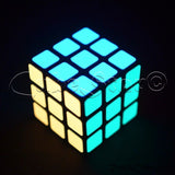 Cubo Rubik 3x3 Alumbra Oscuridad Stickers Brilla Colores Esp Limitado