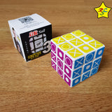 Cubo Rubik 3x3 Qubami 5 Cinco Soluciones Qiyi Speed Blanco