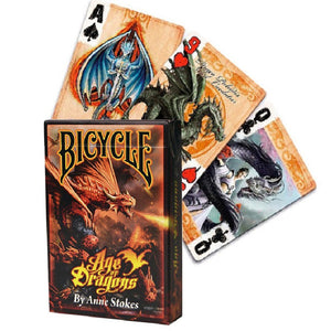 Cartas Bicycle Age Of Dragon Anne Stokes Criatura Ancestral.