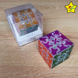Pack Gear Cube Qiyi Cubo Rubik Engranajes Transparentes X4 Limitado