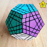 Cubo Rubik Gigaminx Shengshou Megaminx 5x5 Dodecaedro - Negro