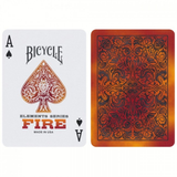 Cartas Bicycle Fire Fuego Baraja Llamas Devil Rojo Naranja