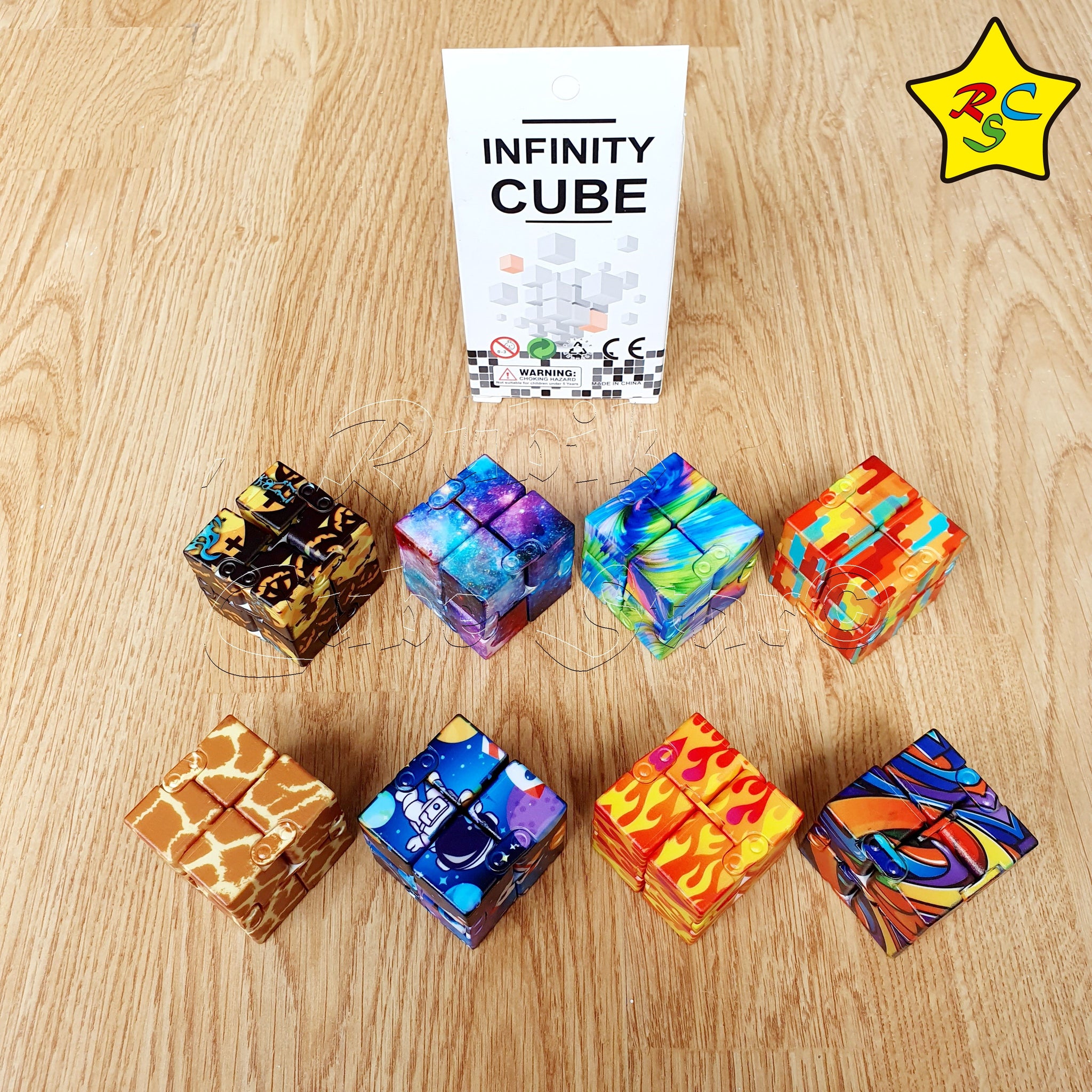 Fidget Cube Antiestrés Juguete Sensorial 6 En 1 Multicolor – Rubik Cube Star