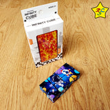 Infinity Cube Fidget Toy Cadena Puzzle Multicolor Degradado