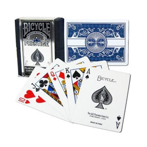 Cartas Bicycle Prestige Rojo Azul Plastic Dura Flex Baraja