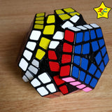 Cubo Rubik Master Kilominx Shengshou 4x4 Megaminx Dodecaedro - Negro
