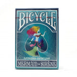 Cartas Bicycle Mermaid Sirene Océano Sirena Criaturas Mar.