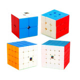 Pack Cubos Rubik 2x2, 3x3, 4x4, 5x5 Meilong Original Moyu