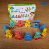 Aprende Numeros Tren Carros Figuras Ruedas Infantil 11pcs