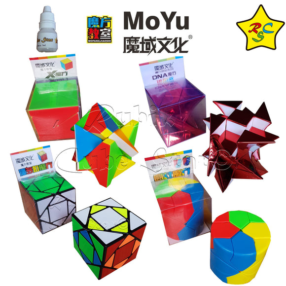 Pack Cubo Rubik Moyu Barrel, Skewb Fisher, Dna, Pandora