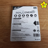 Pilas Bateria Energy Max 1.5 Voltios No Recargables Set X4 - AAA - AA