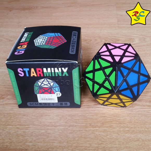 Cubo Rubik Starminx I Mf8 Megaminx Estrella Dodecaedro - Negro