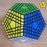 Cubo Rubik Teraminx Shengshou Megaminx 7x7 Dodecaedro - Negro
