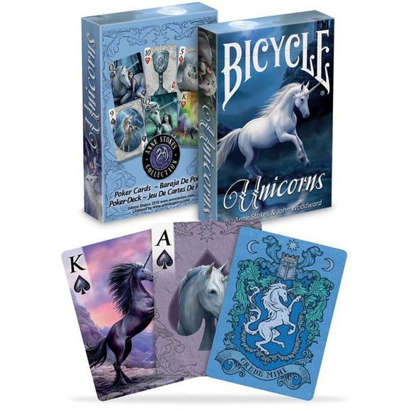 Cartas Bicycle Unicorns Anne Stokes Cards Criaturas Fantasía